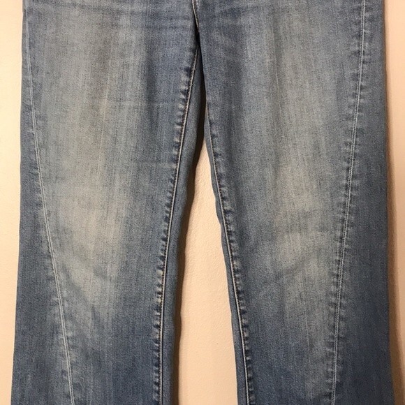 Pilcro and the letterpress ladies cropped raw hem jeans size 28 - Picture 3 of 12